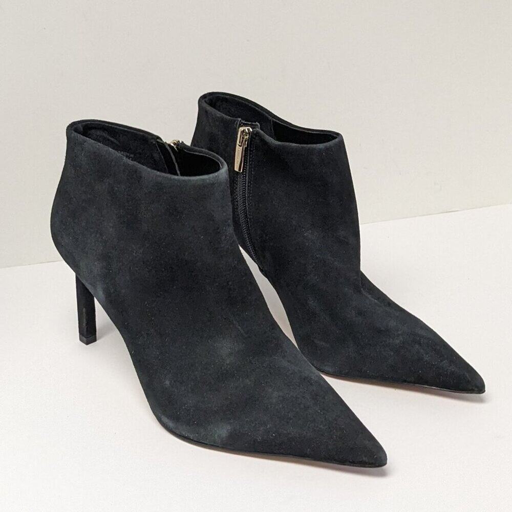 Vince Camuto Saston Booties, Black Suede, Women's 9.5